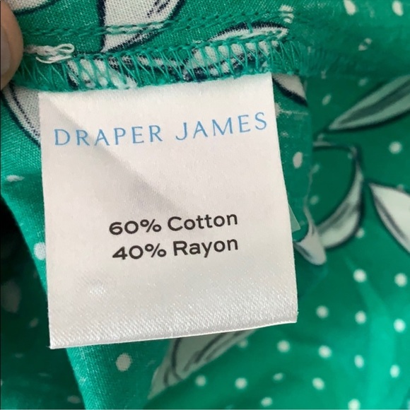 Draper James floral dots maxi dress size medium in green multi - Picture 5 of 5